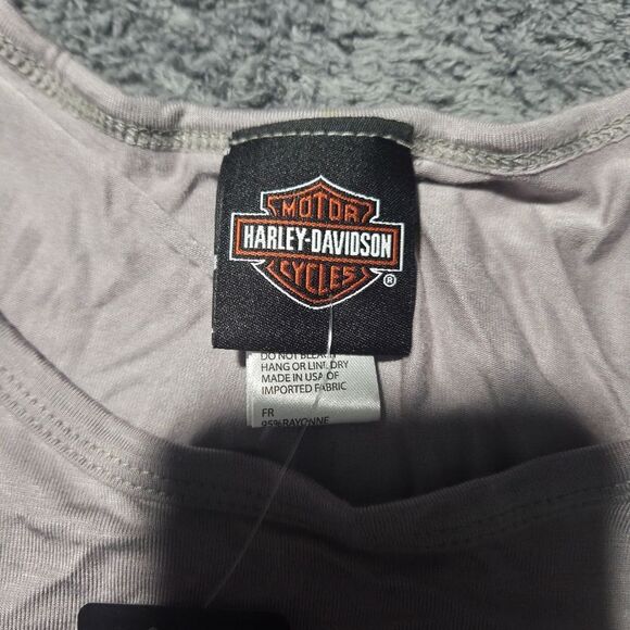 Harley-Davidson Hands Off Sequin Skull Tee - Picture 5 of 6